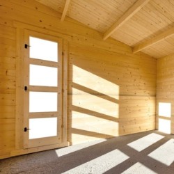 Gardy Shelter Abri de jardin bois 15 à 20 m² Bois Marron 19.25m²