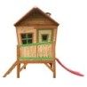 Axi Cabanes enfants Bois massif Naturel