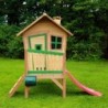 Axi Cabanes enfants Bois massif Naturel
