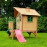Axi Cabanes enfants Bois massif Naturel