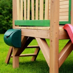 Axi Cabanes enfants Bois massif Naturel