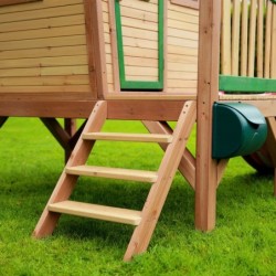 Axi Cabanes enfants Bois massif Naturel