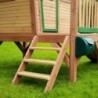 Axi Cabanes enfants Bois massif Naturel