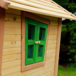 Axi Cabanes enfants Bois massif Naturel