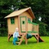 Axi Cabanes enfants Bois massif Naturel