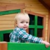 Axi Cabanes enfants Bois massif Naturel