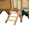Axi Cabanes enfants Bois massif Naturel