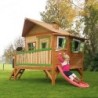 Axi Cabanes enfants Bois massif Naturel