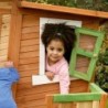 Axi Cabanes enfants Bois massif Naturel