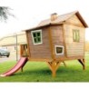 Axi Cabanes enfants Bois massif Naturel