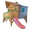 Axi Cabanes enfants Bois massif Naturel