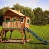 Axi Cabanes enfants Bois massif Naturel