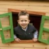 Axi Cabanes enfants Bois massif Naturel