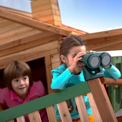 Axi Cabanes enfants Bois massif Naturel