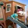 Axi Cabanes enfants Bois massif Naturel