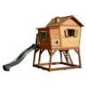 Axi Cabanes enfants Bois massif Naturel