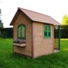 Axi Cabanes enfants Bois massif Naturel