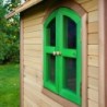 Axi Cabanes enfants Bois massif Naturel