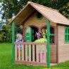 Axi Cabanes enfants Bois massif Naturel