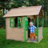 Axi Cabanes enfants Bois massif Naturel