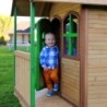 Axi Cabanes enfants Bois massif Naturel