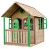 Axi Cabanes enfants Bois massif Naturel