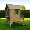 Axi Cabanes enfants Bois massif Naturel