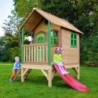 Axi Cabanes enfants Bois massif Naturel