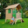 Axi Cabanes enfants Bois massif Naturel