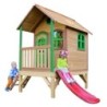 Axi Cabanes enfants Bois massif Naturel
