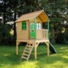 Axi Cabanes enfants Bois massif Naturel