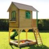 Axi Cabanes enfants Bois massif Naturel
