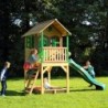 Axi Cabanes enfants Bois massif Naturel