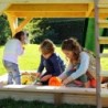 Axi Cabanes enfants Bois massif Naturel