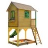 Axi Cabanes enfants Bois massif Naturel