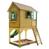 Axi Cabanes enfants Bois massif Naturel