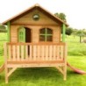 Axi Cabanes enfants Bois massif Naturel