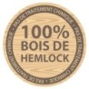 Axi Cabanes enfants Bois massif Naturel