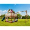 Axi Cabanes enfants Bois massif Naturel