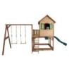 Axi Cabanes enfants Bois massif Naturel