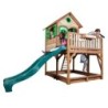 Axi Cabanes enfants Bois massif Naturel