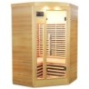 SNÖ Sauna infrarouge Bois massif Bois naturel