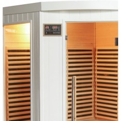 SNÖ Sauna infrarouge Bois massif Blanc