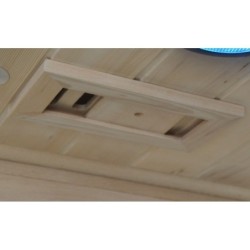 SNÖ Sauna infrarouge Bois massif Bois naturel