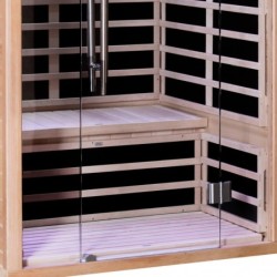 SNÖ Sauna infrarouge Bois massif Bois naturel