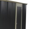 X-Metal Garage métal Acier galvanisé Gris 17.31m²