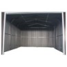 X-Metal Garage métal Acier galvanisé Gris 17.31m²