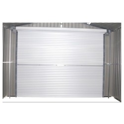 X-Metal Garage métal Acier galvanisé Gris 17.31m²