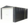 X-Metal Garage métal Acier galvanisé Gris 15.14m²