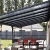 X-Metal Toit de terrasse alu Aluminium Gris 17m²